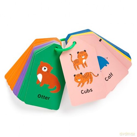 Baby Animals Ring Flash Cards - Mudpuppy [KSIĄŻKA]