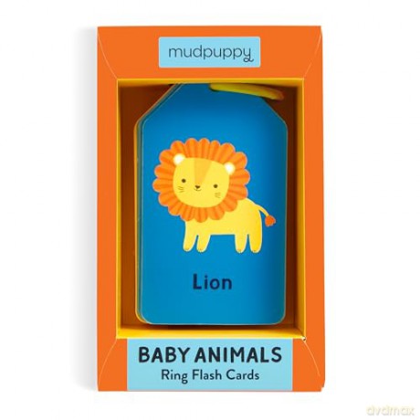 Baby Animals Ring Flash Cards - Mudpuppy [KSIĄŻKA]