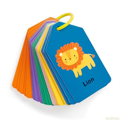 Baby Animals Ring Flash Cards - Mudpuppy [KSIĄŻKA]