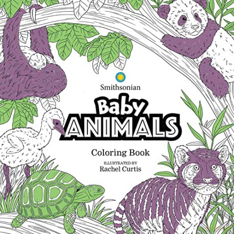 Baby Animals: A Smithsonian Coloring Book - Institution Smithsonian [KSIĄŻKA]