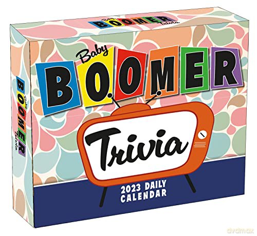 Baby Boomer Trivia 2023 Daily Calendar (BOXEDDAILY 365 DAY COMBINED) - Stacia Tolman [KALENDARZ]