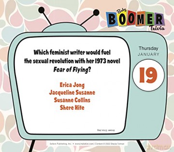 Baby Boomer Trivia 2023 Daily Calendar (BOXEDDAILY 365 DAY COMBINED) - Stacia Tolman [KALENDARZ]