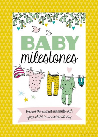 Baby Milestones Cards: Record the special moments with your child in an original way - Lenneke den Hertog [KSIĄŻKA]