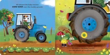 Baby on Board: Tractor: A Push, Pull, Slide Tab Book - Ruth Symons [KSIĄŻKA]