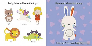 Baby Touch: Hugs and Kisses: A touch-and-feel playbook - Ladybird [KSIĄŻKA]