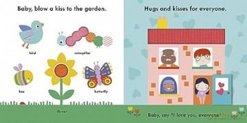 Baby Touch: Hugs and Kisses: A touch-and-feel playbook - Ladybird [KSIĄŻKA]