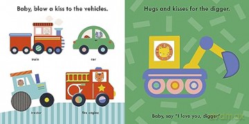 Baby Touch: Hugs and Kisses: A touch-and-feel playbook - Ladybird [KSIĄŻKA]