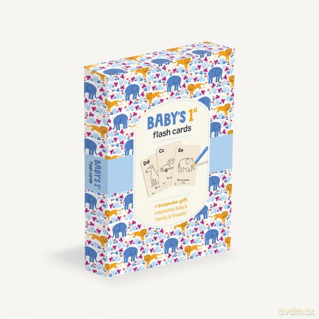 Baby's 1st Flash Cards: A keepsake gift created by baby's family and friends! - Chronicle Books [KSIĄŻKA]