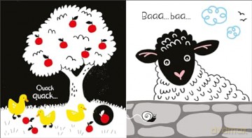 Baby's Black and White Books Farm - Mary Cartwright [KSIĄŻKA]