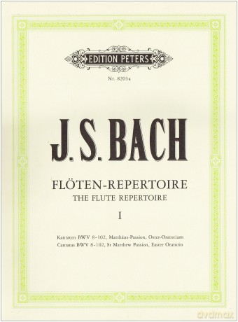 Bach: The Flute Repertoire Vol.1 (EP8203A) - Johann Sebastian Bach [KSIĄŻKA]