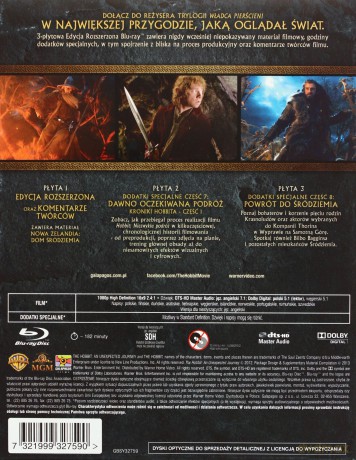 Hobbit: Niezwykła podróż (edycja rozszerzona) [3Blu-Ray]