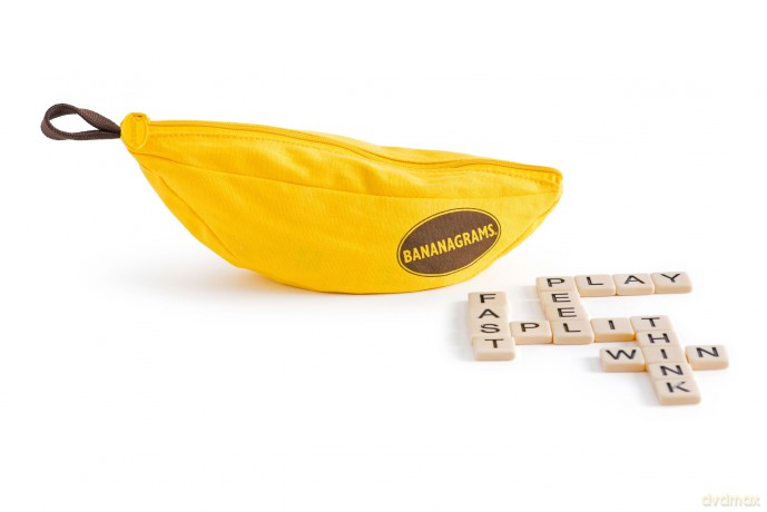 Bananagrams | Word Game | Ages 7+ | 2-6 Players | 15 Minute Playing Time, Yellow - Bananagrams [KSIĄŻKA]