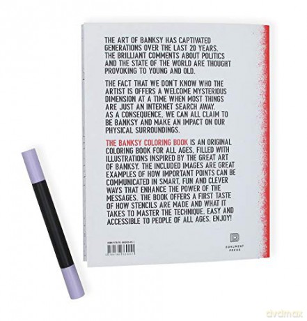 Banksy Coloring Book: Unofficial (Colouring Books) - Magnus Frederiksen [KSIĄŻKA]