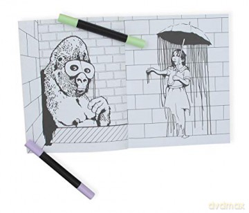 Banksy Coloring Book: Unofficial (Colouring Books) - Magnus Frederiksen [KSIĄŻKA]
