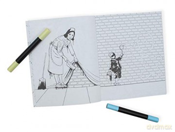 Banksy Coloring Book: Unofficial (Colouring Books) - Magnus Frederiksen [KSIĄŻKA]