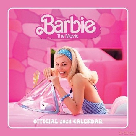 Barbie 2024 Calendar, Month To View Square Wall Calendar, Official Product - Danilo Promotions Ltd [KALENDARZ]