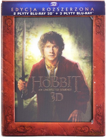 Hobbit: Niezwykła Podróż 3D (wydanie rozszerzone) [2xBlu-Ray 3D]+[3xBlu-Ray]