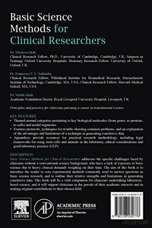 Basic Science Methods for Clinical Researchers - Morteza Jalali [KSIĄŻKA]