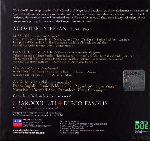 Cecilia Bartoli: The Steffani Project [3CD]