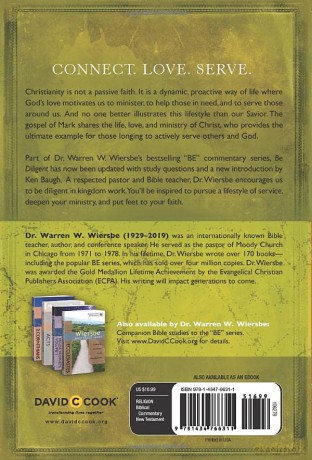 Be Diligent (Mark): Serving Others as You Walk with the Master Servant (Be Series Commentary) - Warren W. Wiersbe [KSIĄŻKA]