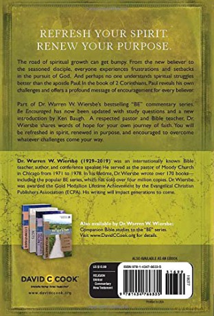 BE ENCOURAGED (2 CORINTH) RPK: God Can Turn Your Trials into Triumphs (Be Series Commentary) - Wiersbe [KSIĄŻKA]
