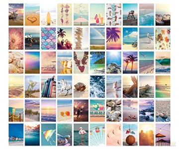 Beach Vibes Wall Collage Kit: 60 (4 × 6) Poster Cards (Collage Kits) - Adams Media [KSIĄŻKA]