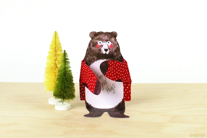 Bear Hugs: 12 Notecards and Envelopes - Lieke van der Vorst [KALENDARZ]