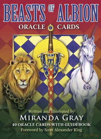 Beasts of Albion Oracle Cards: 40 Oracle Cards with Guidebook - Miranda Gray [KSIĄŻKA]
