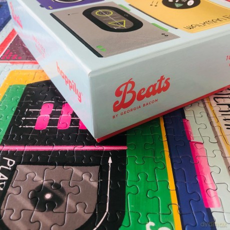 Beats 1000 Piece Jigsaw Puzzle for Adults | Premium 100% Recycled Board | 1000 Piece Jigsaw Puzzle Featuring Iconic Walkmans | Gifts for Puzzle Lovers | Happily Jigsaw Puzzles [PUZZLE]