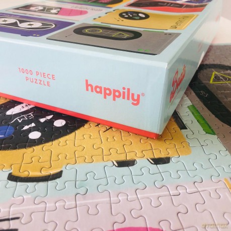 Beats 1000 Piece Jigsaw Puzzle for Adults | Premium 100% Recycled Board | 1000 Piece Jigsaw Puzzle Featuring Iconic Walkmans | Gifts for Puzzle Lovers | Happily Jigsaw Puzzles [PUZZLE]