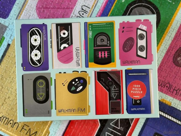 Beats 1000 Piece Jigsaw Puzzle for Adults | Premium 100% Recycled Board | 1000 Piece Jigsaw Puzzle Featuring Iconic Walkmans | Gifts for Puzzle Lovers | Happily Jigsaw Puzzles [PUZZLE]