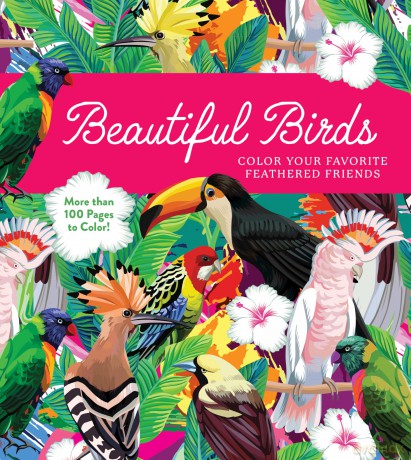 Beautiful Birds: Color Your Favorite Feathered Friends - More than 100 Pages to Color! (Chartwell Coloring Books) - Editors of Chartwell Books [KSIĄŻKA]