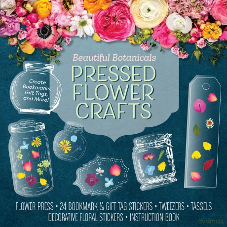 Beautiful Botanicals Flower Press Kit: Create Bookmarks, Gift Tags, and More - Editors of Chartwell Books [KSIĄŻKA]