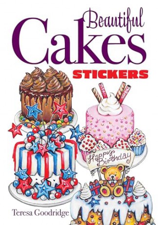 Beautiful Cakes Stickers (Dover Stickers) - Teresa Goodridge [KSIĄŻKA]
