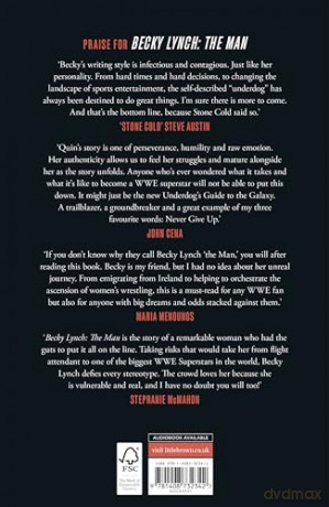 Becky Lynch: The Man: Not Your Average Average Girl - The Sunday Times bestseller - Rebecca Quin [KSIĄŻKA]