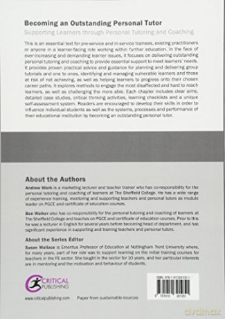 Becoming an Outstanding Personal Tutor: Supporting Learners through Personal Tutoring and Coaching (Further Education) - Andrew Stork [KSIĄŻKA]