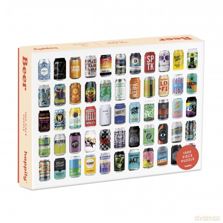 Beer 1000 Piece Jigsaw Puzzle for Adults | Premium 100% Recycled Board | 1000 Piece Beer Jigsaw Puzzle | Gifts for Beer Lovers | Gifts for Dad | Happily Jigsaw Puzzles [PUZZLE]
