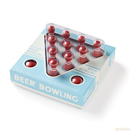 Beer Bowling Drinking Game Set - Brass Monkey [KSIĄŻKA]
