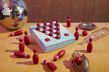 Beer Bowling Drinking Game Set - Brass Monkey [KSIĄŻKA]