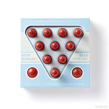 Beer Bowling Drinking Game Set - Brass Monkey [KSIĄŻKA]