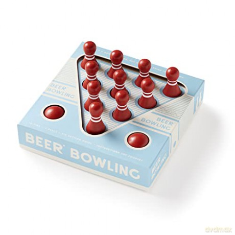 Beer Bowling Drinking Game Set - Brass Monkey [KSIĄŻKA]
