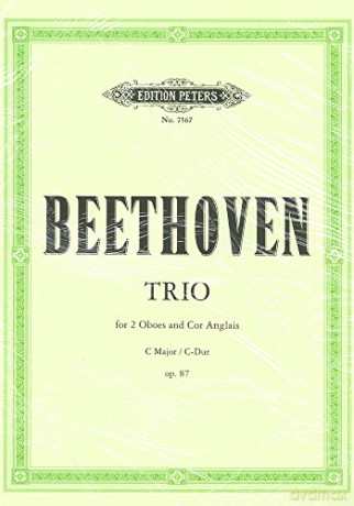 Beethoven: Trio in C Op. 87 (For 2 Oboes (or 2 Violins) and Cor Anglais (EP7167) - Ludwig van Beethoven [KSIĄŻKA]