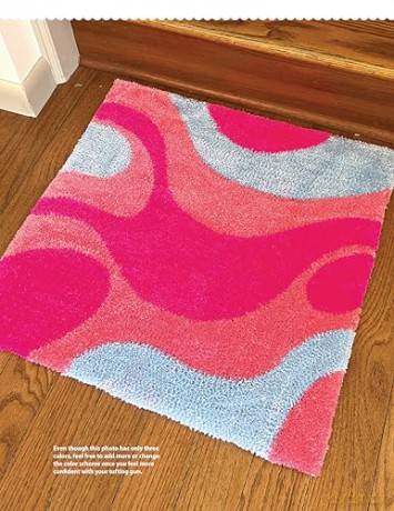 Beginner's Guide to Rug Tufting: Make One-of-a-Kind Rugs, Wall Hangings, and Décor with a Tufting Gun (Landauer) Tips, Techniques, QR Codes, and Unique Step-by-Step Projects for DIY Tufted Rug Making - Kristen Girard [KSIĄŻKA]