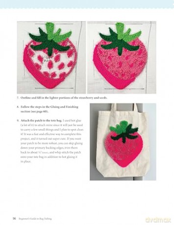 Beginner's Guide to Rug Tufting: Make One-of-a-Kind Rugs, Wall Hangings, and Décor with a Tufting Gun (Landauer) Tips, Techniques, QR Codes, and Unique Step-by-Step Projects for DIY Tufted Rug Making - Kristen Girard [KSIĄŻKA]