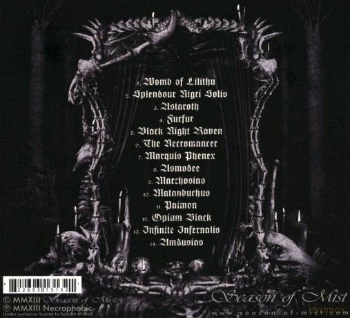 Necrophobic: Womb Of Lilithu [CD]