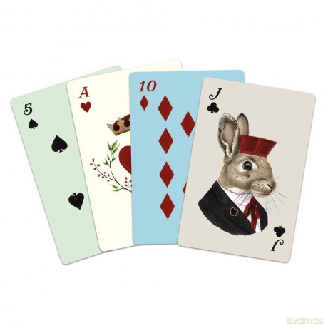 Berkley Bestiary Anmial Portraits Playing Card Set - Berkley Illustration [KALENDARZ]