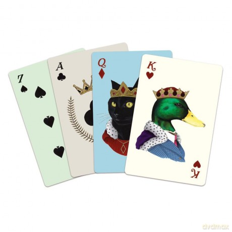 Berkley Bestiary Anmial Portraits Playing Card Set - Berkley Illustration [KALENDARZ]