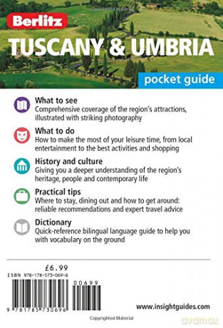 Berlitz Pocket Guide Tuscany and Umbria (Travel Guide with Dictionary) (Berlitz Pocket Guides, 612) - Insight Guides [KSIĄŻKA]