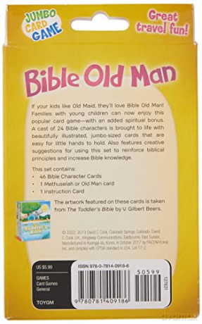 Bible Old Man (Jumbo Card Games) - David C Cook [KSIĄŻKA]