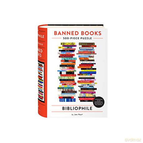 Bibliophile Banned Books 500-Piece Puzzle - Jane Mount [PUZZLE]